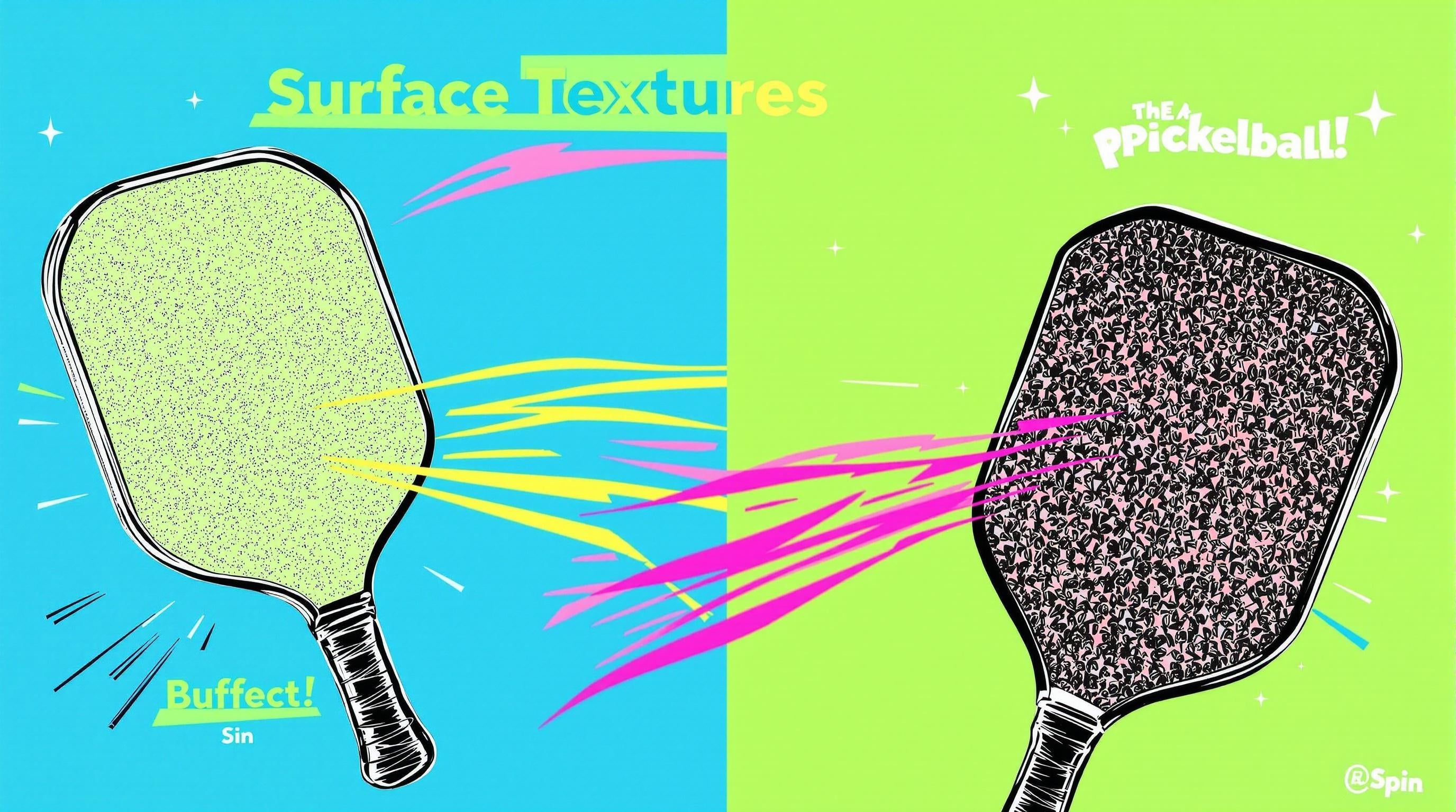 How Surface Texture Affects Pickleball Paddle Spin