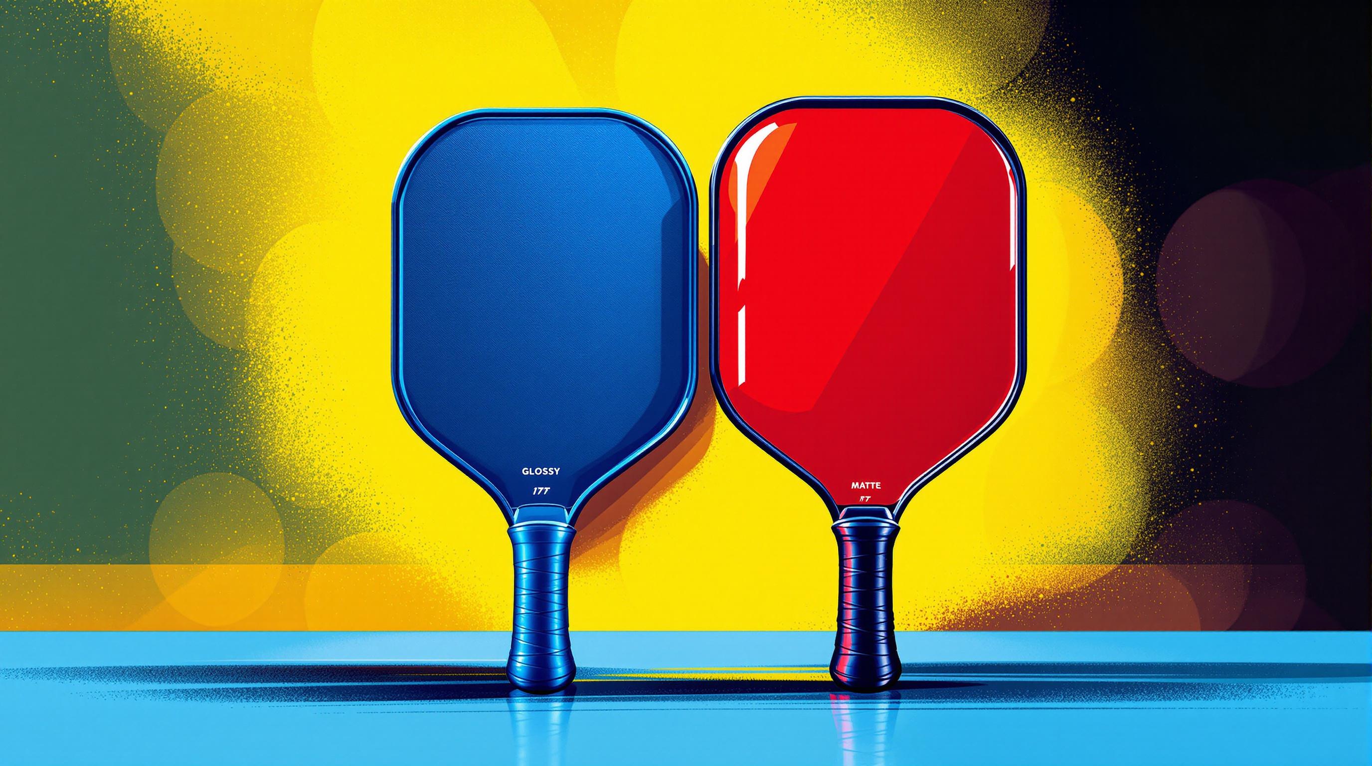 Matte vs. Glossy Pickleball Paddles